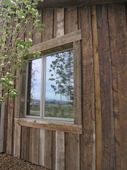 Mushroomwood Siding / This siding is the back (less weathered) face of the mushroomwood